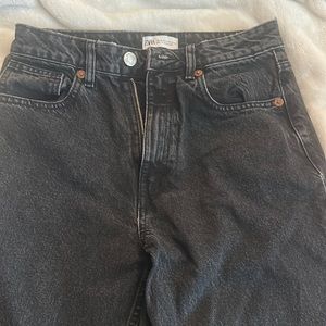 ZARA Full Length faded Black Jeans